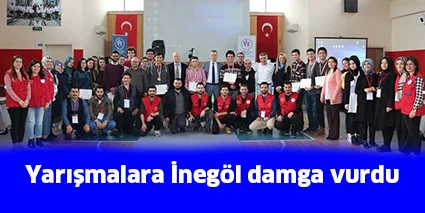 Yarışmalara İnegöl damga vurdu
