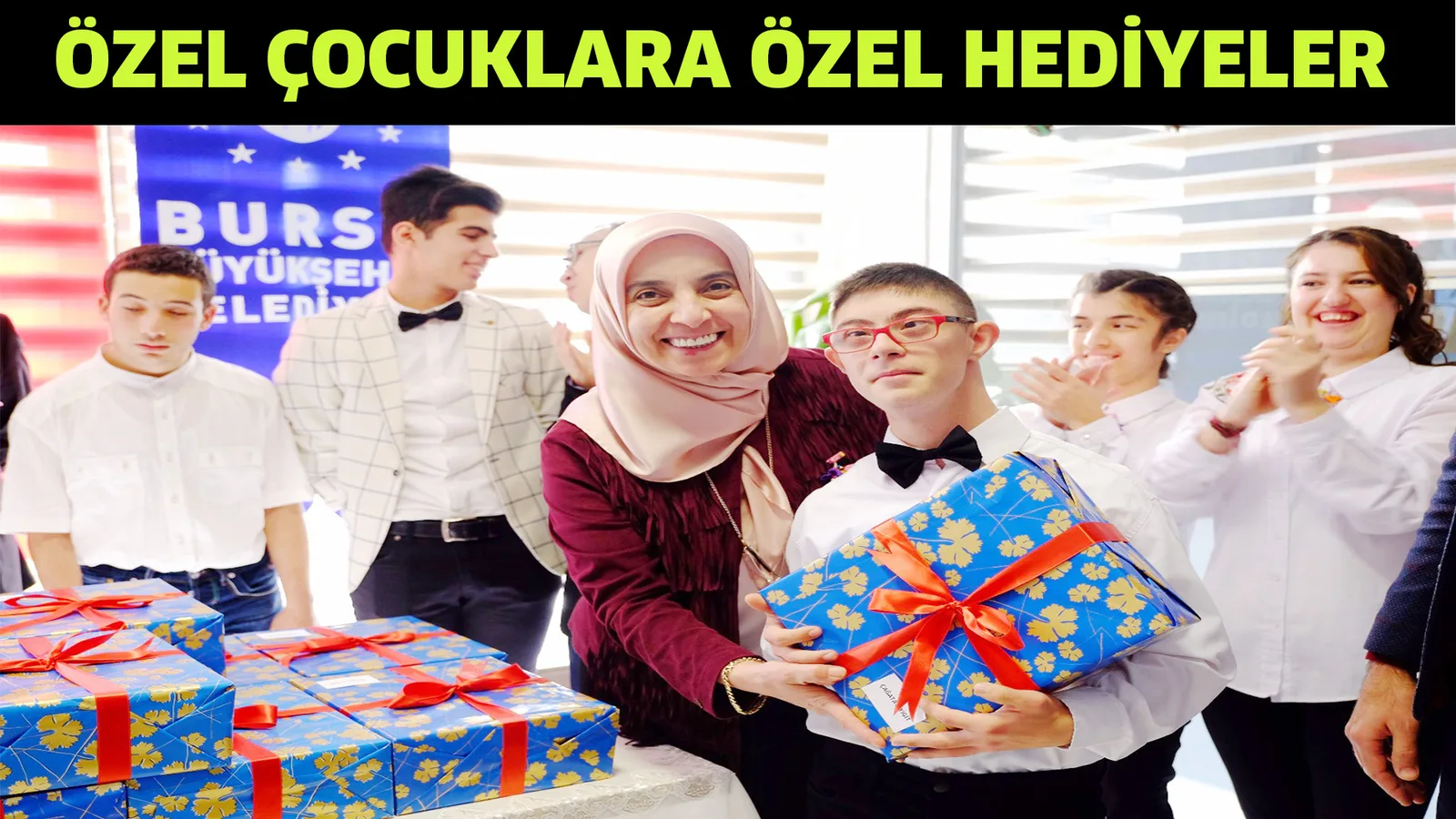 Özel çocuklara özel hediyeler BUSMEK'ten