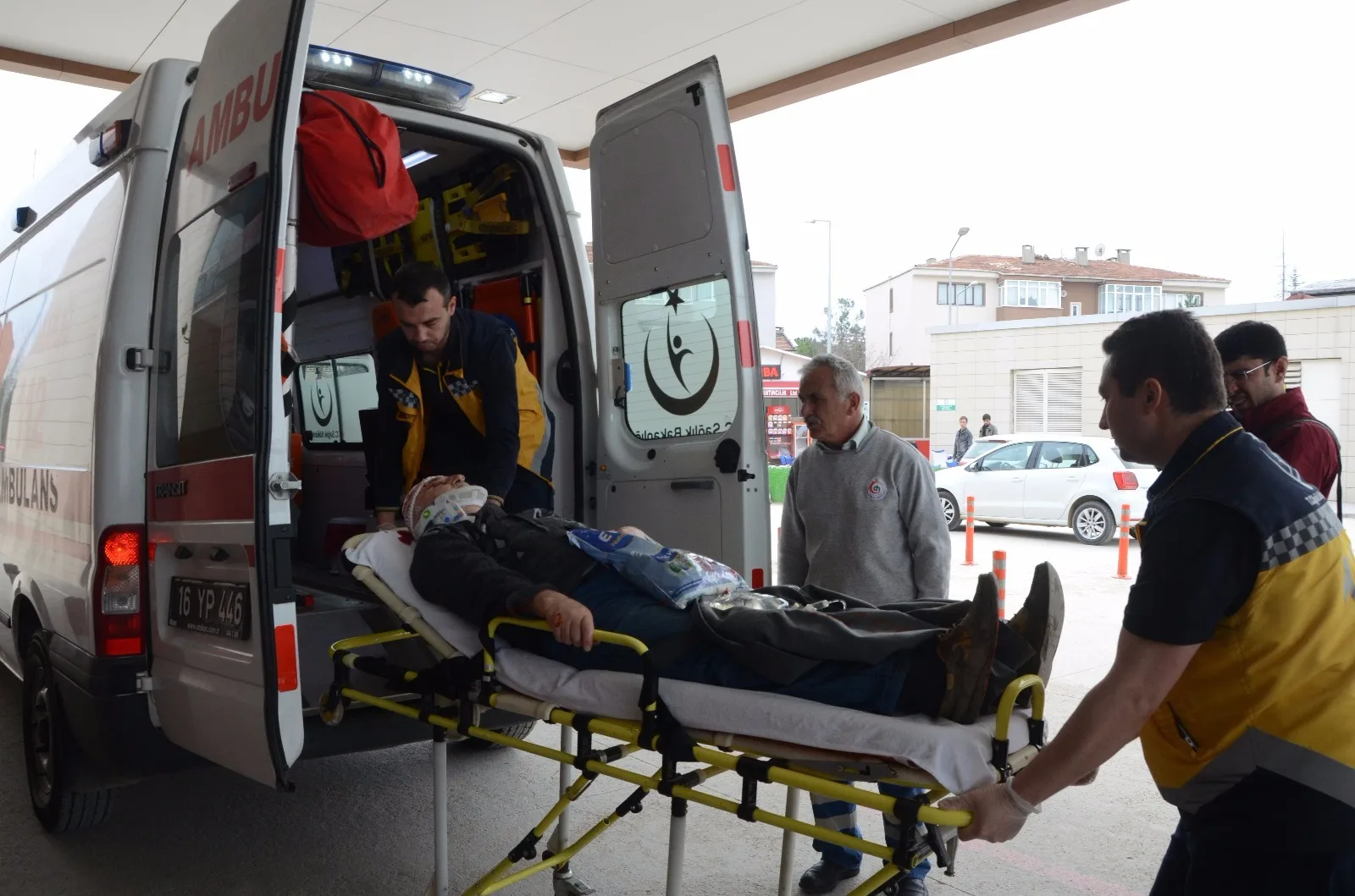 Altay Caddesi'nde korkutan kaza