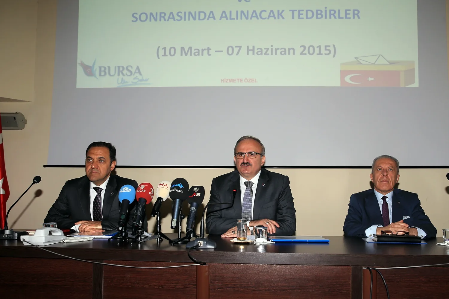 Bursa'da seçim toplantısı