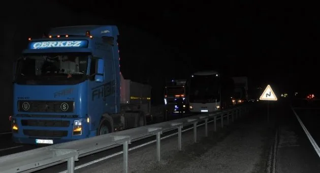 Tatil sonrası trafik yoğunluğu