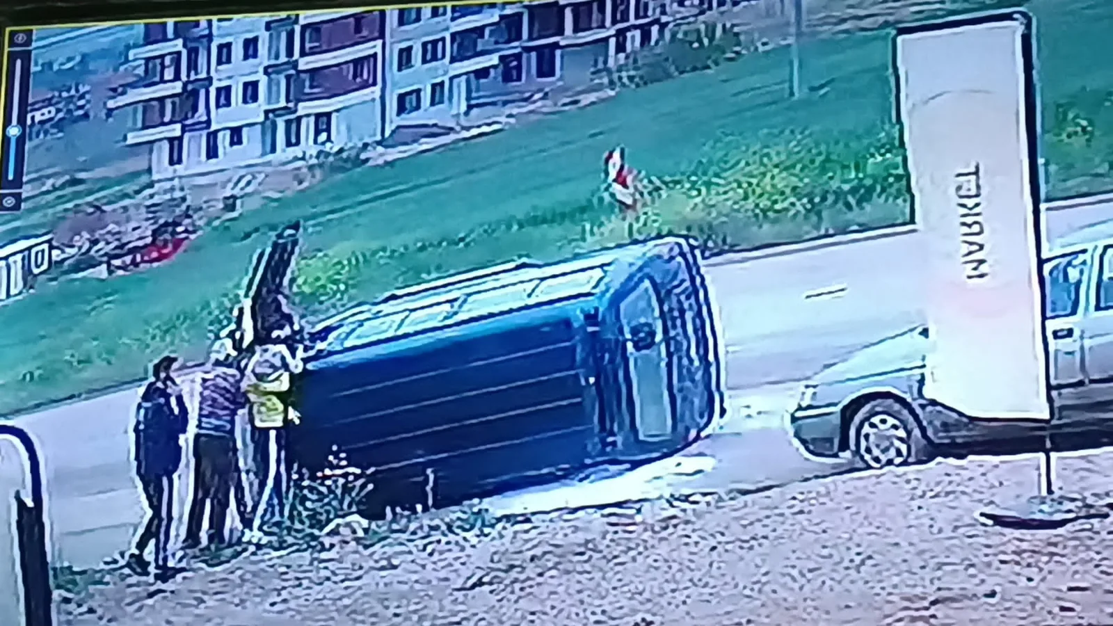 İnegöl'de feci kaza kamerada