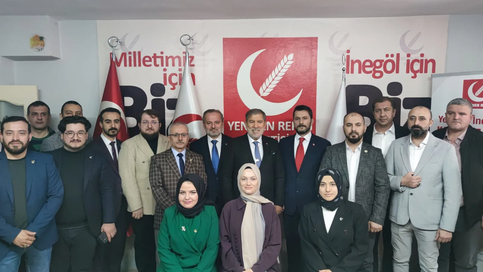 Yeniden Refah ile Gelecek partileri, İnegöl'de ittifakını açıkladı