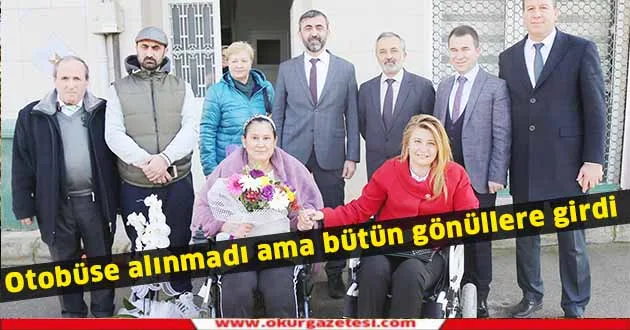 Otobüse alınmadı ama bütün gönüllere girdi