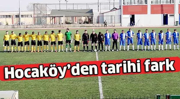 Hocaköy'den tarihi fark