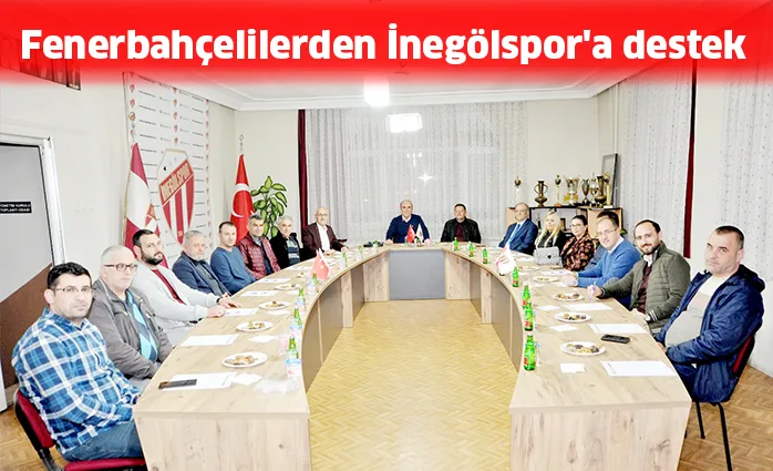 Fenerbahçelilerden İnegölspor'a destek