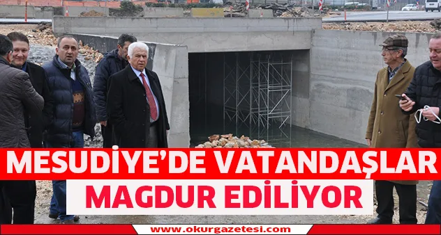 Mesudiye'de vatandaşlar mağdur ediliyor