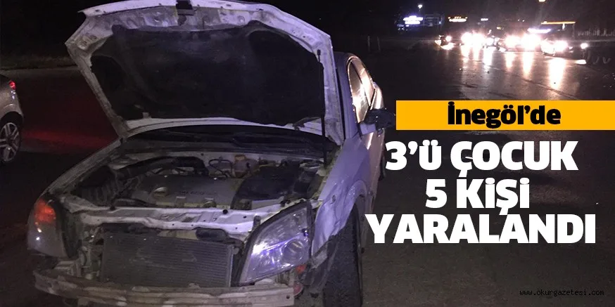 5 KİŞİ YARALANDI