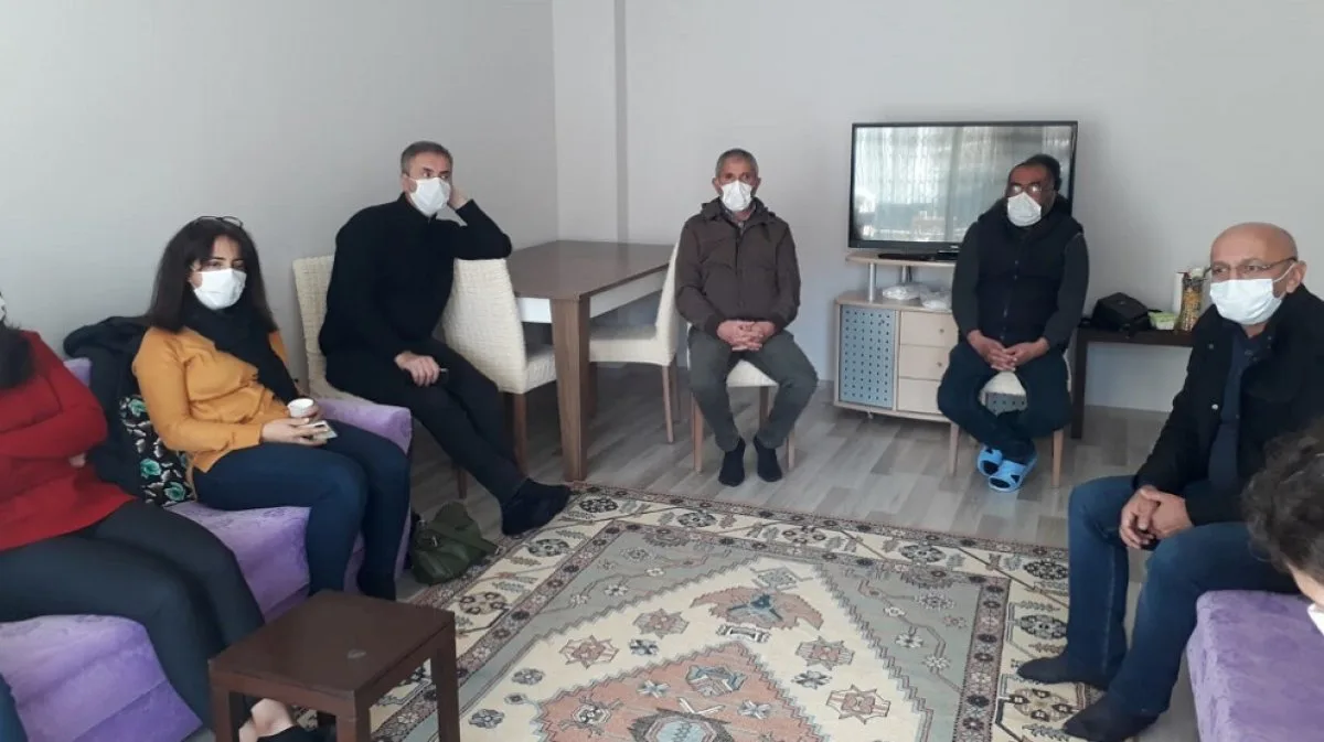 HDP den öldürülen terörist İsmail Sürgeç in ailesine taziye ziyareti #2