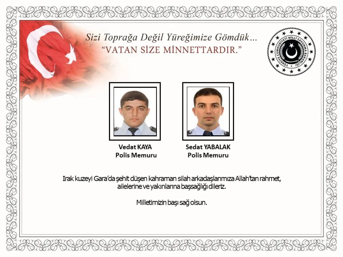 Milli Savunma Bakanlığı: Şehitlerimize Allah’tan rahmet dileriz #2