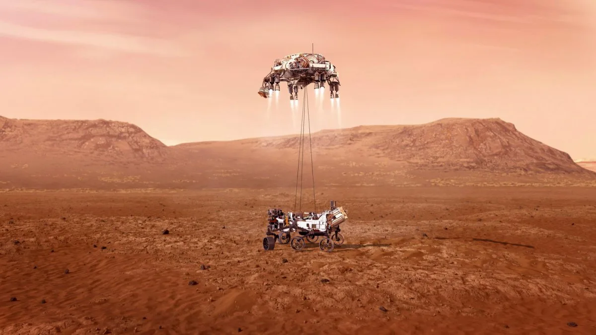 NASA kaşifi Mars a indi #1