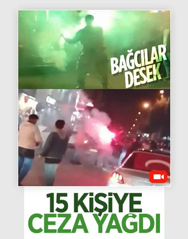 Bağcılar’da asker uğurlayan 15 kişiye para cezası