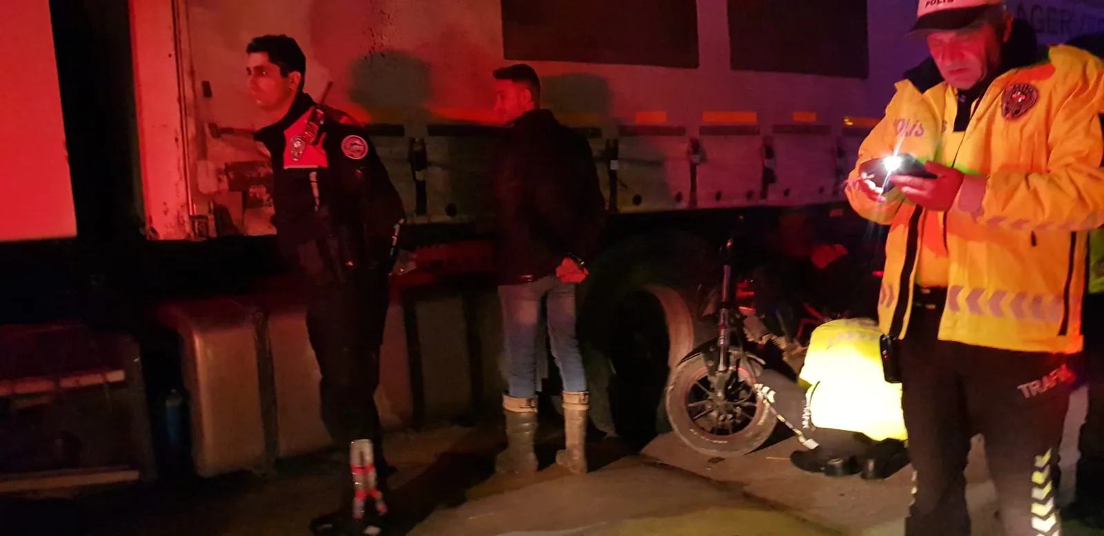 Çalıntı motosiklet ile kaçan kişi yakalandı