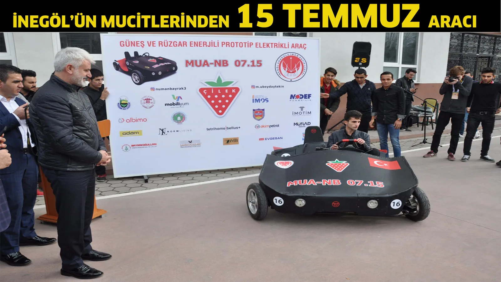 İnegöl'ün mucitlerinden 15 TEMMUZ ARACI