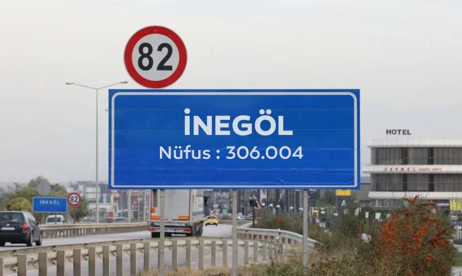 İnegöl, nüfusuyla 20 ili geride bıraktı