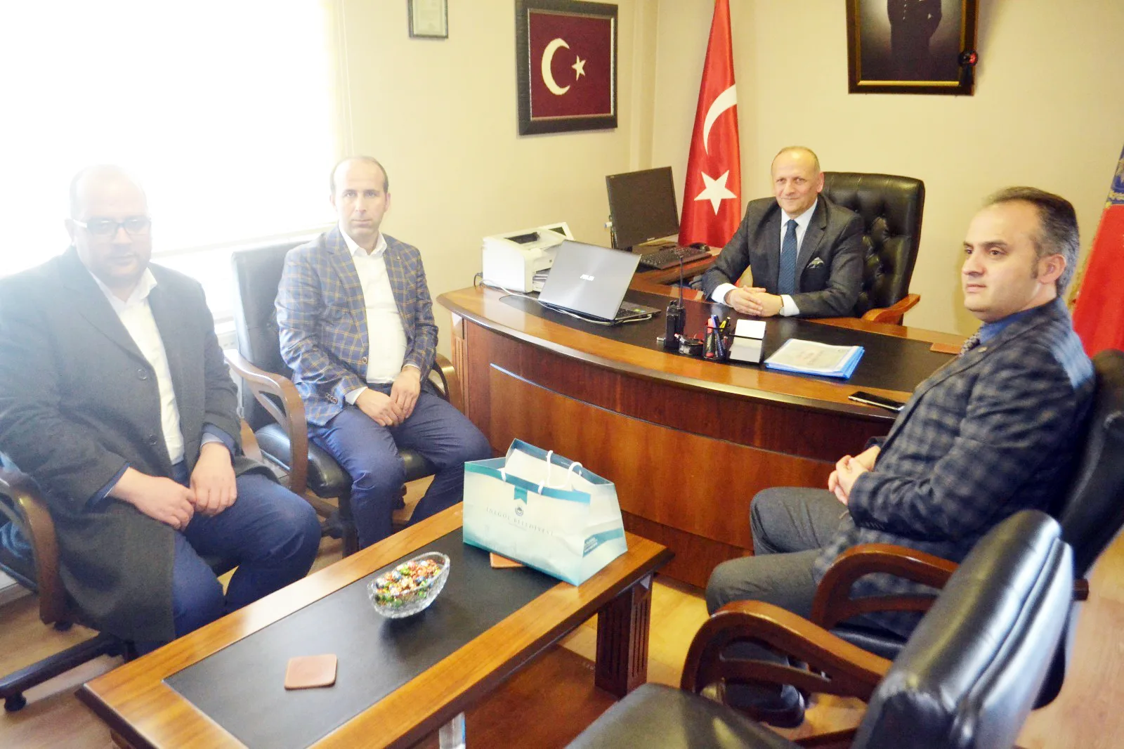 Aktaş'tan Kaplan'a ziyaret