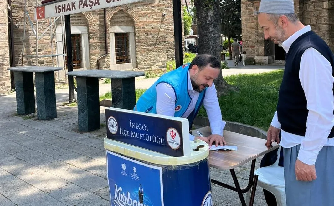 İnegöl Müftülüğü, ‘Kurban’ çalışmalarını sürdürüyor