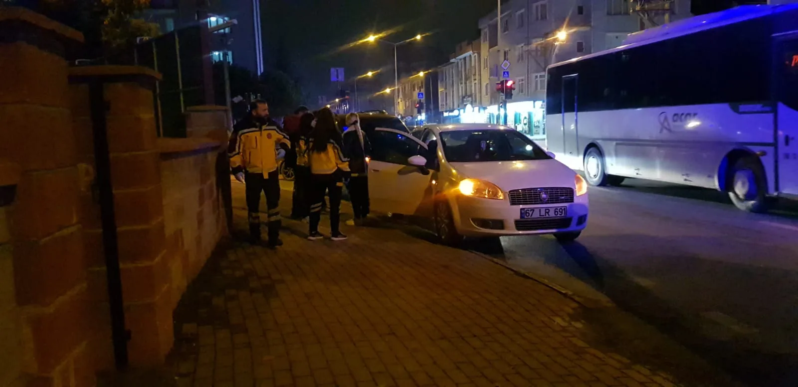 Ani fren kazayı beraberinde getirdi