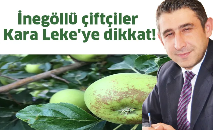 İnegöllü çiftçiler Kara Leke'ye dikkat!