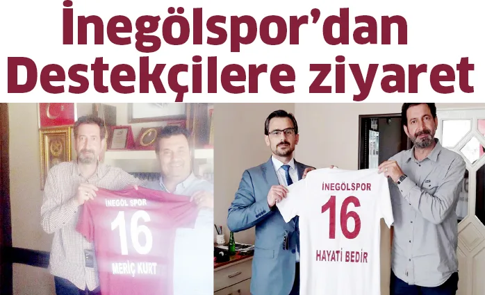 İnegölspor’dan destekçilere ziyaret