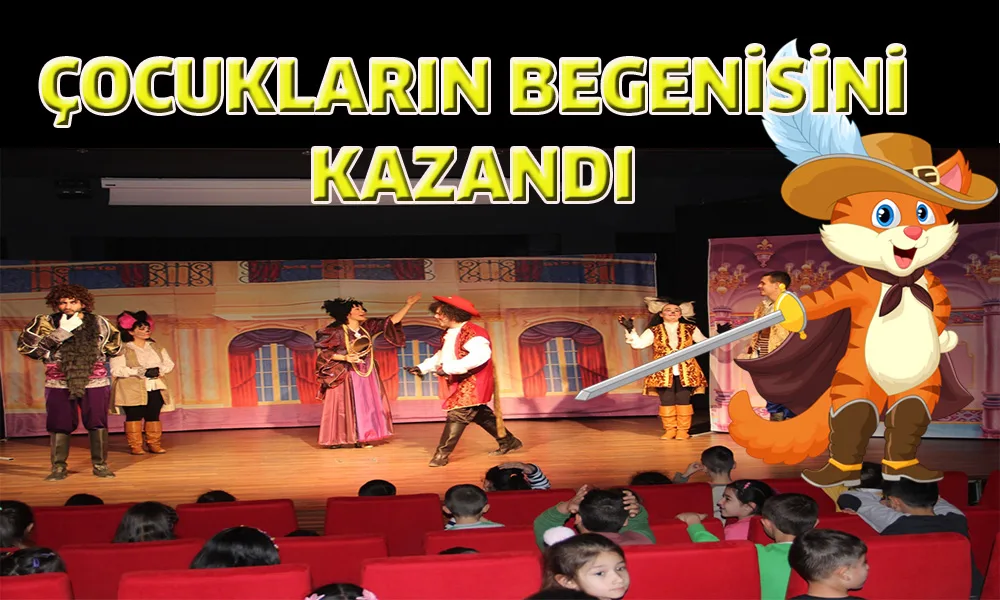 Çizmeli kedi çocukların beğenisini kazandı