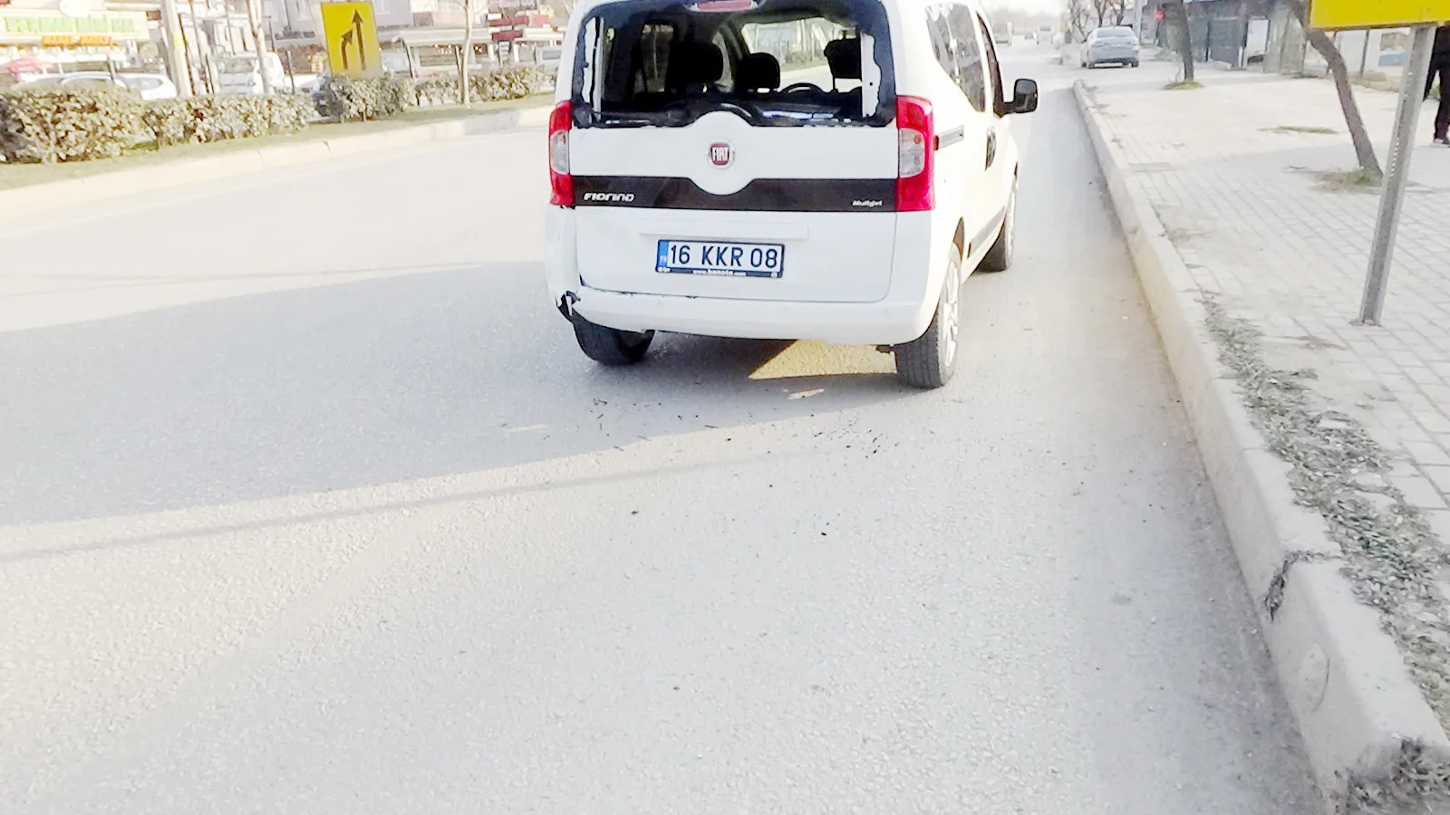 Alanyurt yolunda kaza