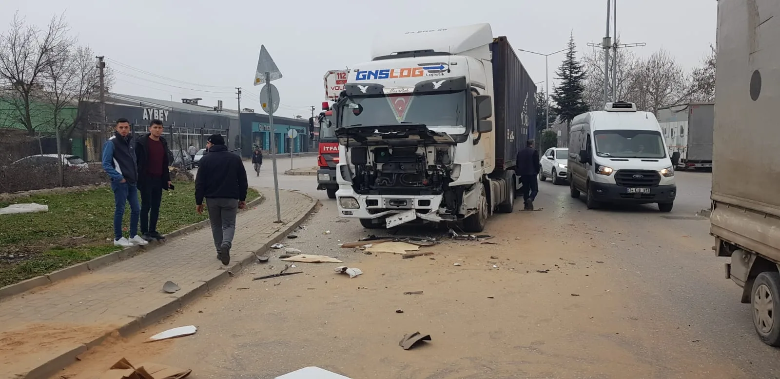 İnegöl’de feci kaza