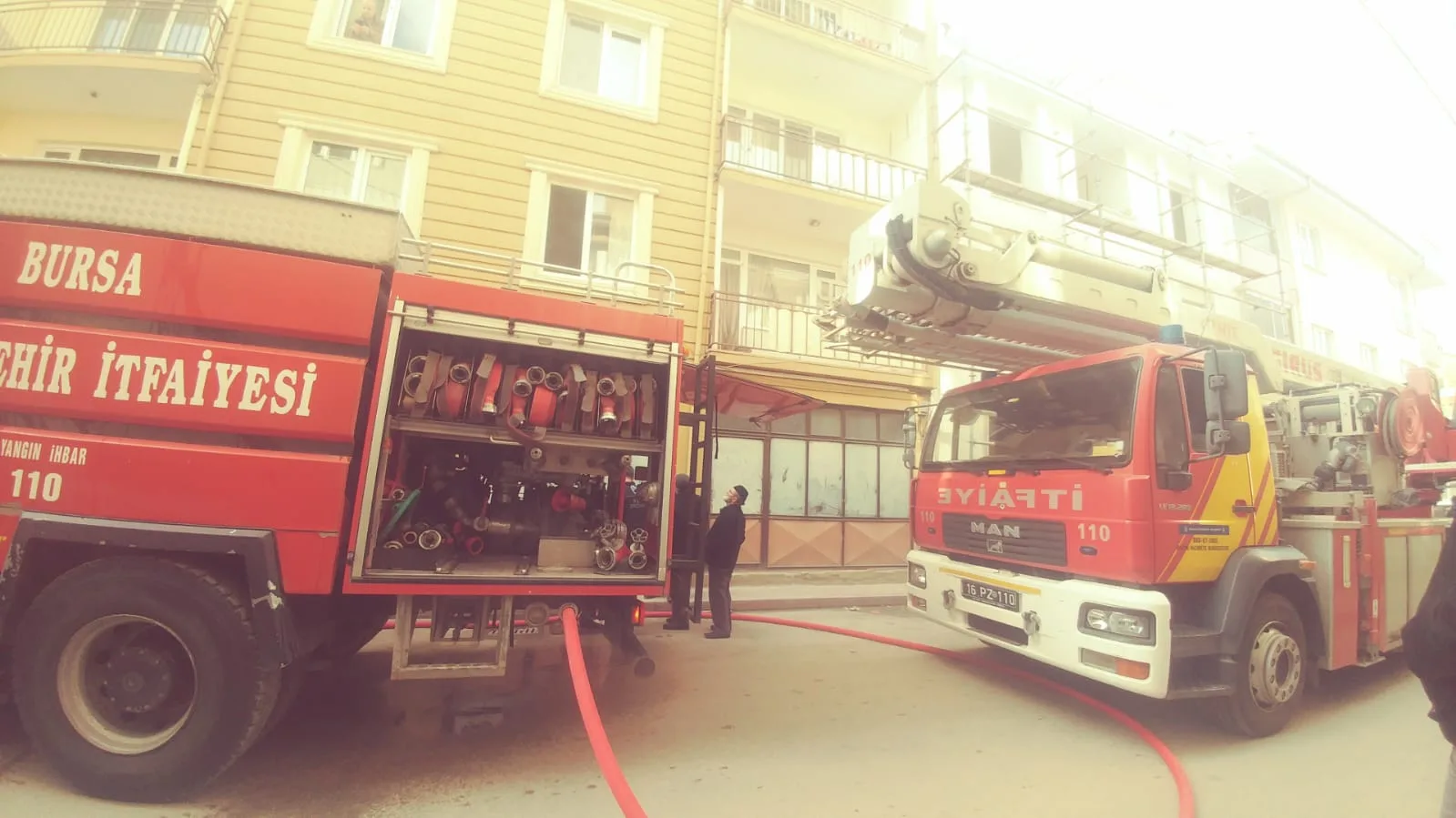 İnegöl'de Korkutan Yangın