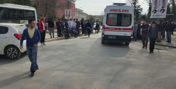 Okullar bölgesinde kaza; 1 yaralı