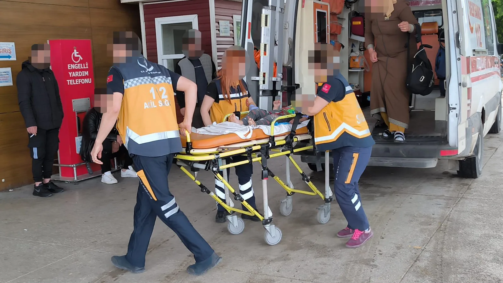 İnegöl'de feci olay, 4 yaşındaki çocuk tedavi altı