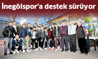 İnegölspor'a destek sürüyor