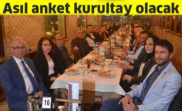 Asıl anket kurultay olacak