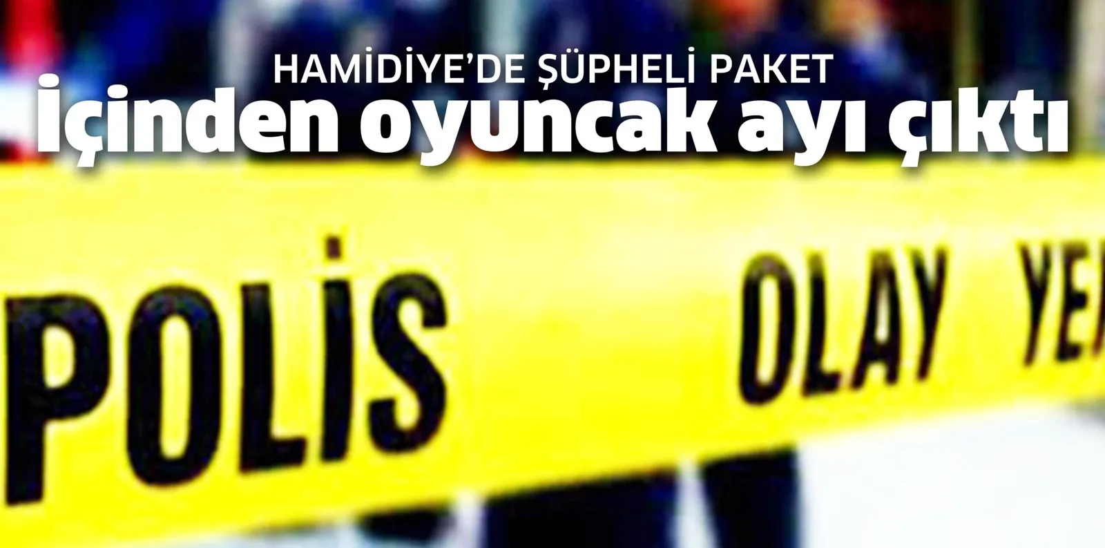 HAMİDİYE'DE ŞÜPHELİ PAKET