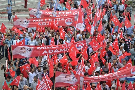 Erdoğan için sevgi yürüyüşü