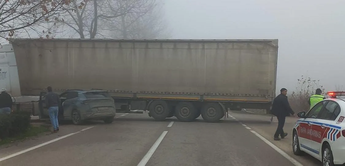 İnegöl'de feci kaza