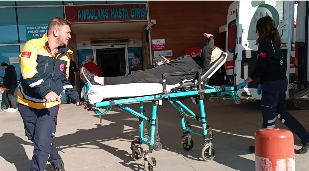 Otomobilin çarptığı yaya yaralandı