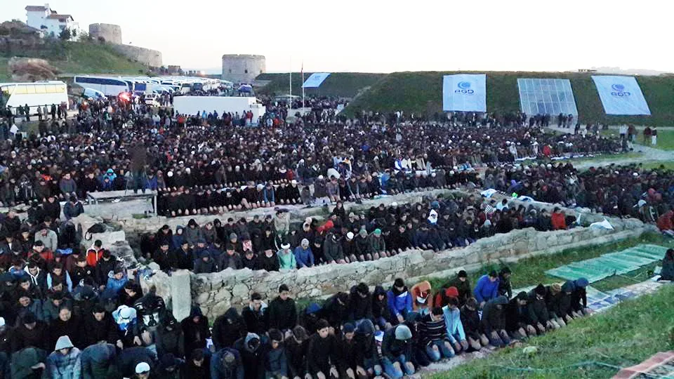 30 Bin Kişi Namazgâh Tabyası'nda
