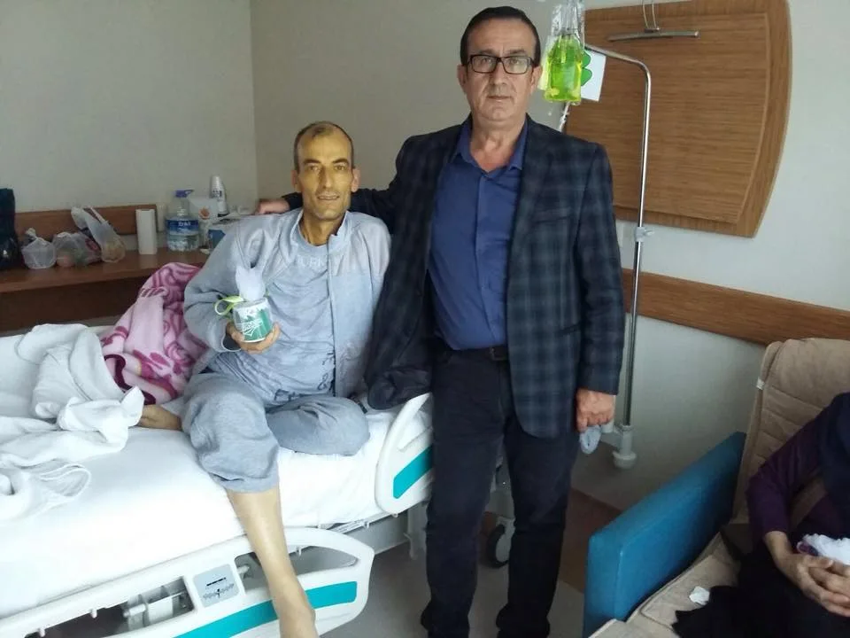İncebay´a geçmiş olsun ziyareti