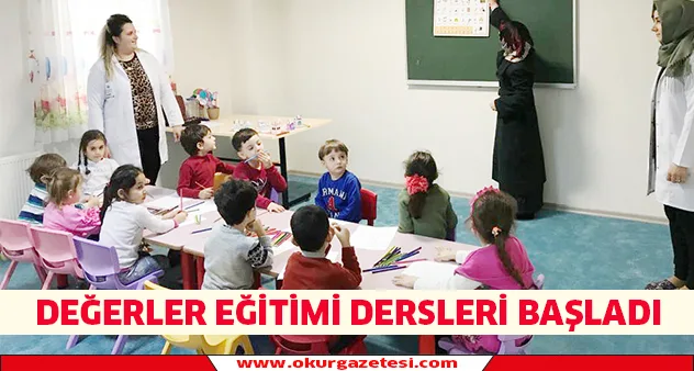 Beşinci Mevsim Kreşi'nde değerler eğitimi dersleri başladı