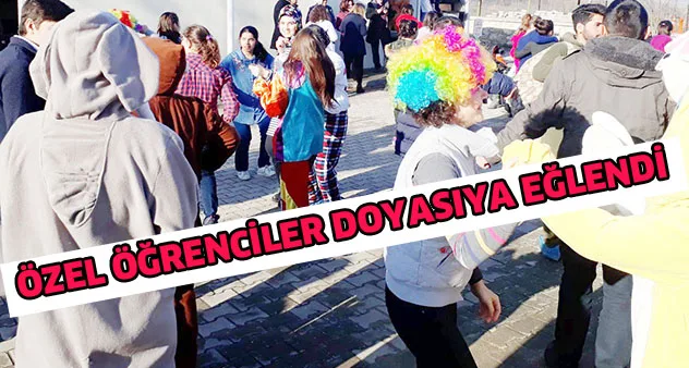 Özel öğrenciler doyasıya eğlendi