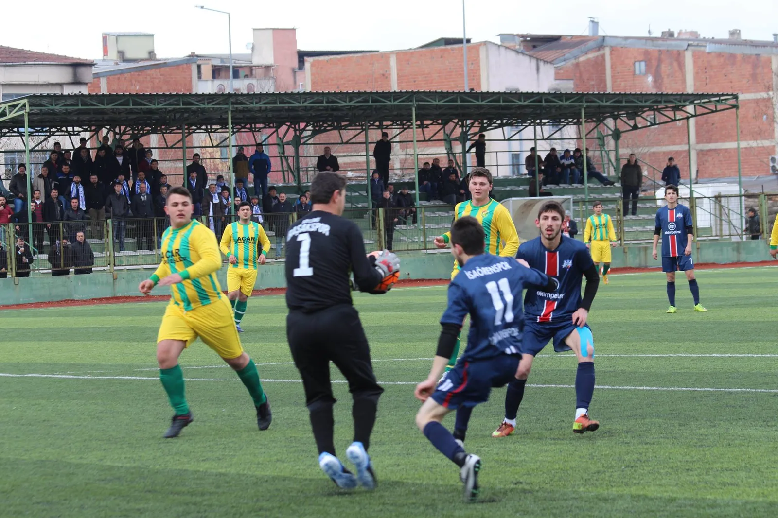 İsaören'de 3 puan mutluluğu