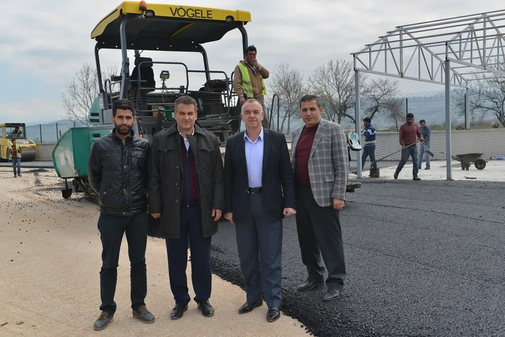 Katı Atık Aktarma İstasyonu asfaltlanıyor
