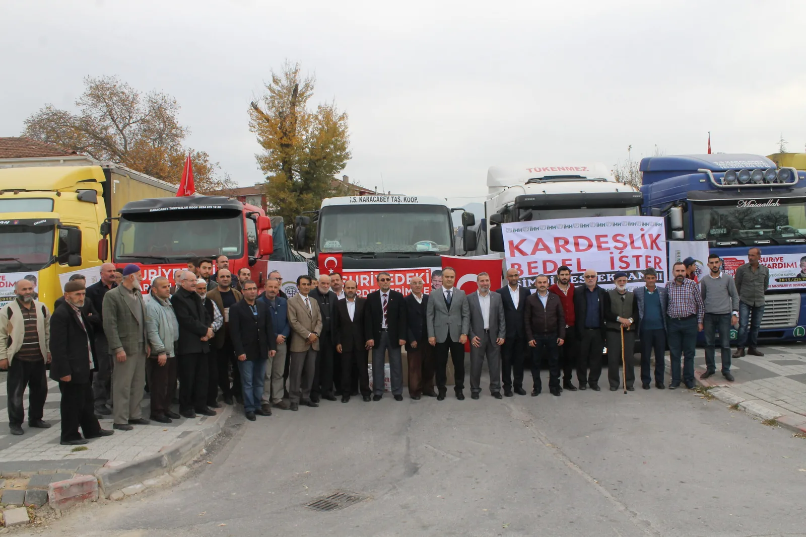 Yardım TIR'ları yola çıktı