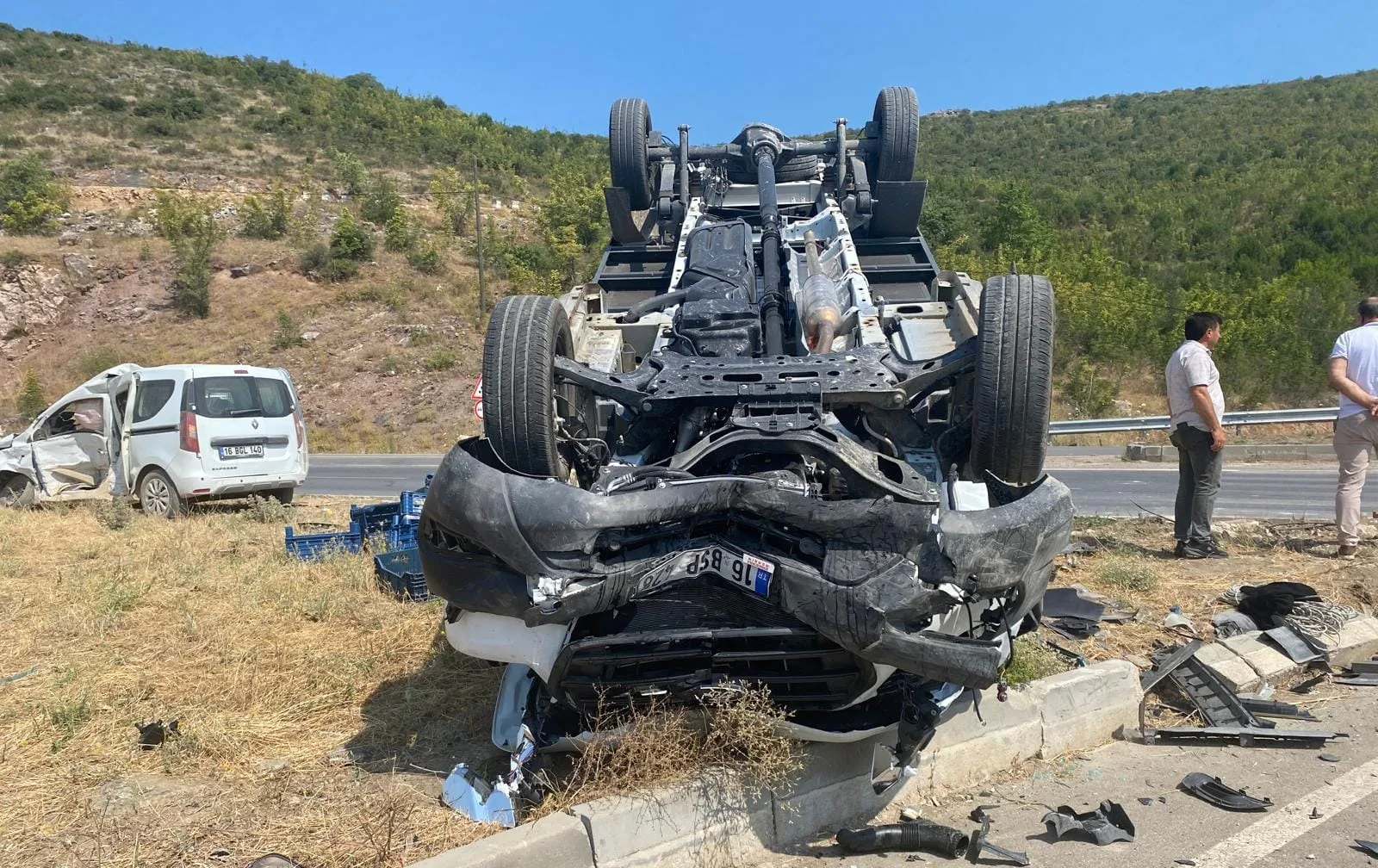 İnegöl’de feci kaza
