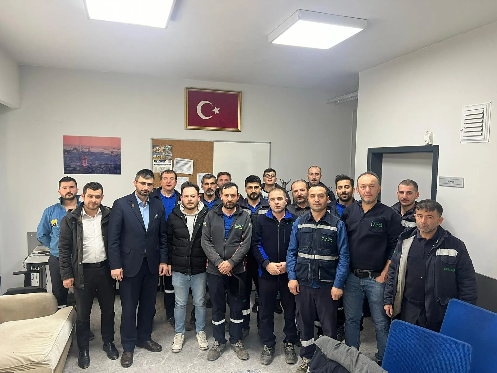 Saadet Partisi’nden UEDAŞ işçilerine destek