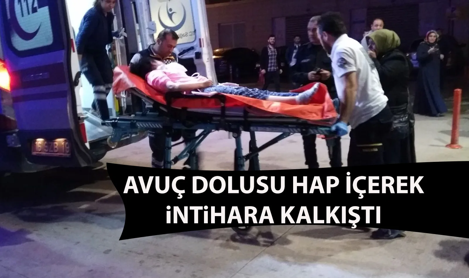 Avuç dolusu hap içerek intihara kalkıştı