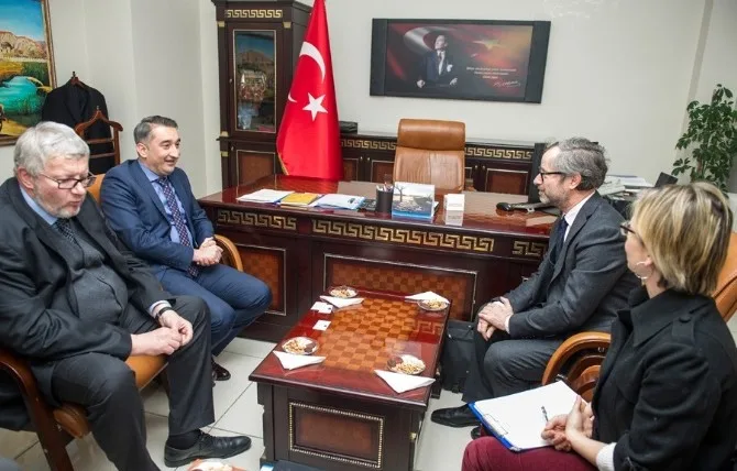 Ab Türkiye Delegasyonu Heyetinden Mehmet Parlaka Ziyaret