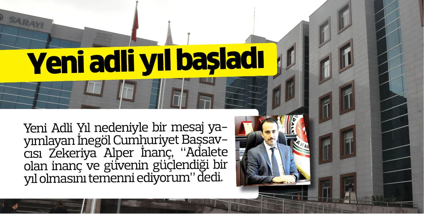 Yeni adli yıl başladı