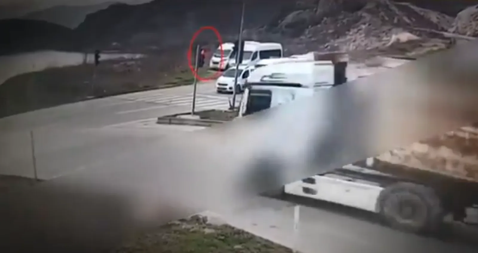 Kazalar bölgesinden gelen görüntü sorası cezayı yedi