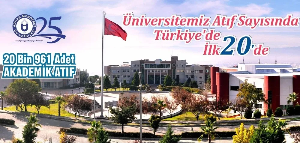 Adü Atıf Sayısında Türkiyede İlk Yirmide Yer Aldı